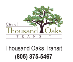 Thousand Oaks Transit logo with contact number